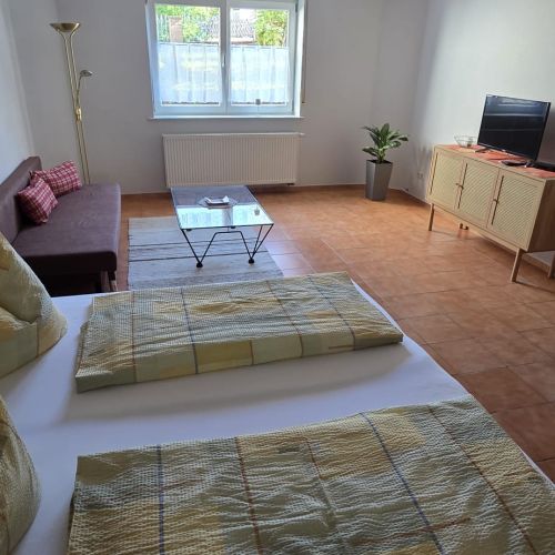 Wohn- Schlafzimmer Ferienwohnung