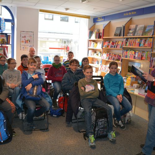 Besuch in der Buchhandlung Rottmann