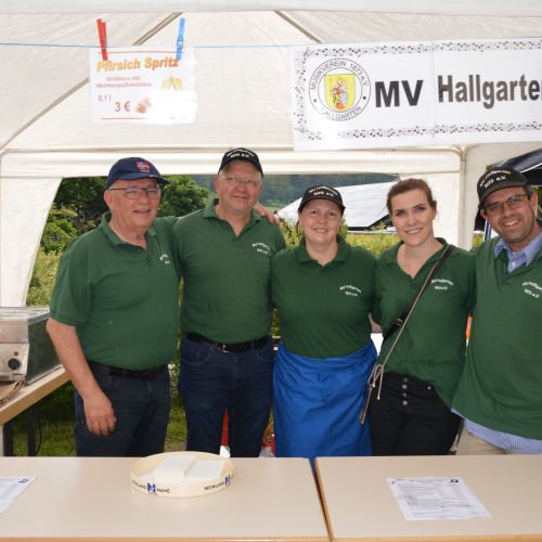 Das Team des Musikvereins Hallgarten 