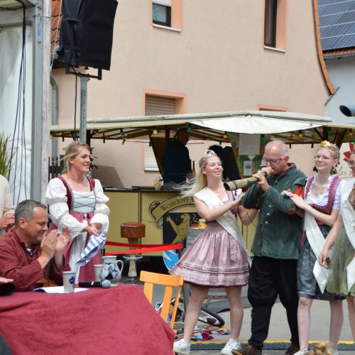 Beim Stiefeltrunk mit dem Ortsbürgermeister Neu-Bamberg 